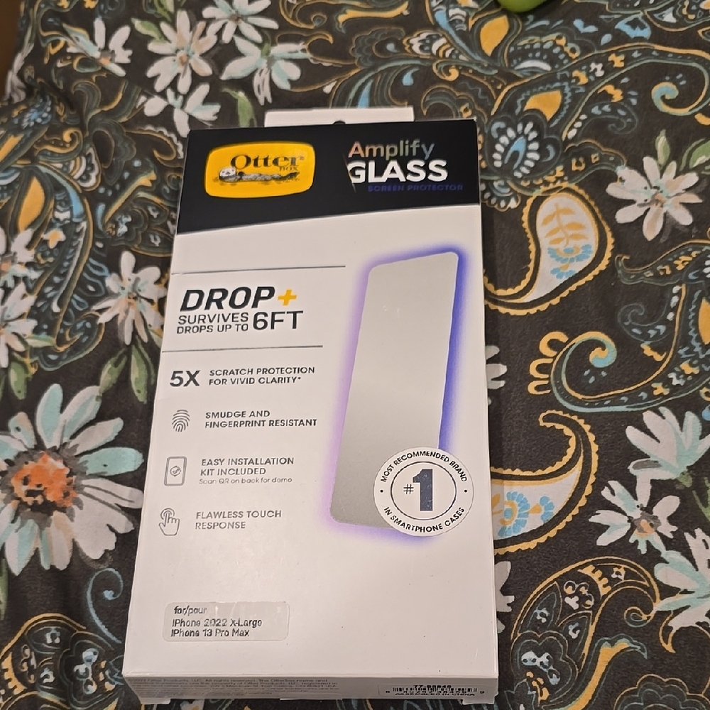 ❤️10/$10 new OtterBox Amplify Glass Screen Protector iPhone 13 pro max